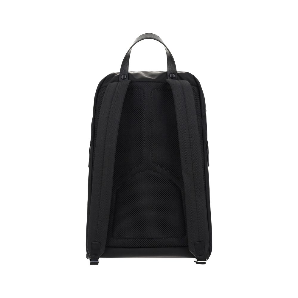 Prada Black Recycled Polyamide Backpack by Prada outlet now on sale