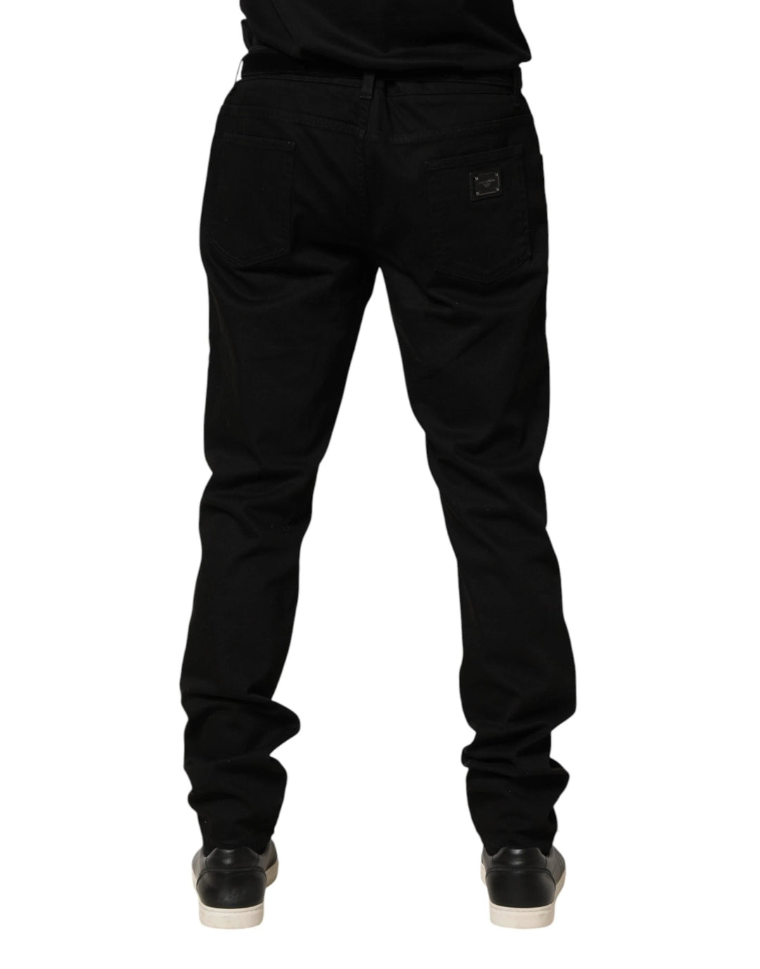Dolce &amp; Gabbana Sample Sale Dolce &amp; Gabbana Black Sacred Heart Skinny Men Denim Jeans - | Designer outlet