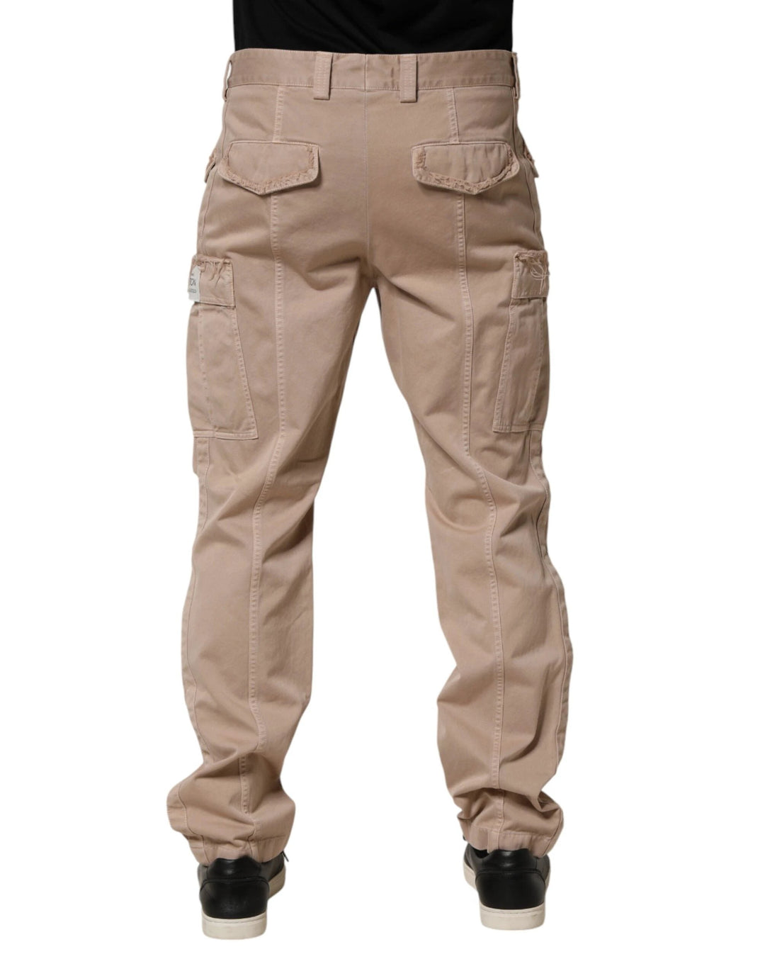 Dolce &amp; Gabbana Sample Sale Dolce &amp; Gabbana Beige Straight Cargo Chino Men Trouser Pants - | Designer outlet