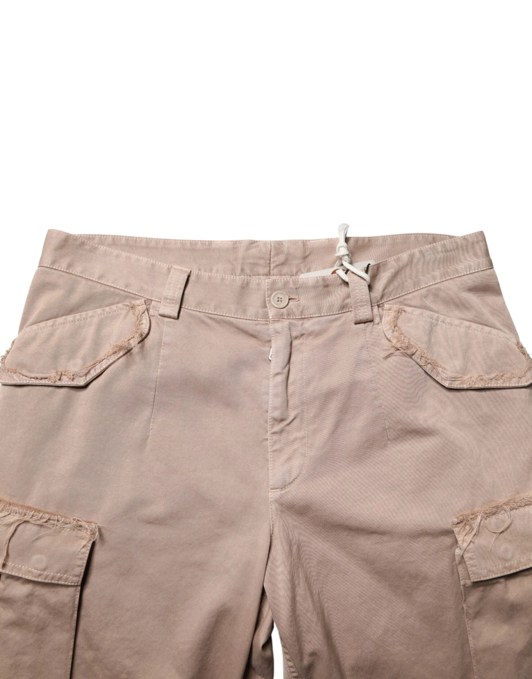 Dolce &amp; Gabbana Sample Sale Dolce &amp; Gabbana Beige Straight Cargo Chino Men Trouser Pants - | Designer outlet