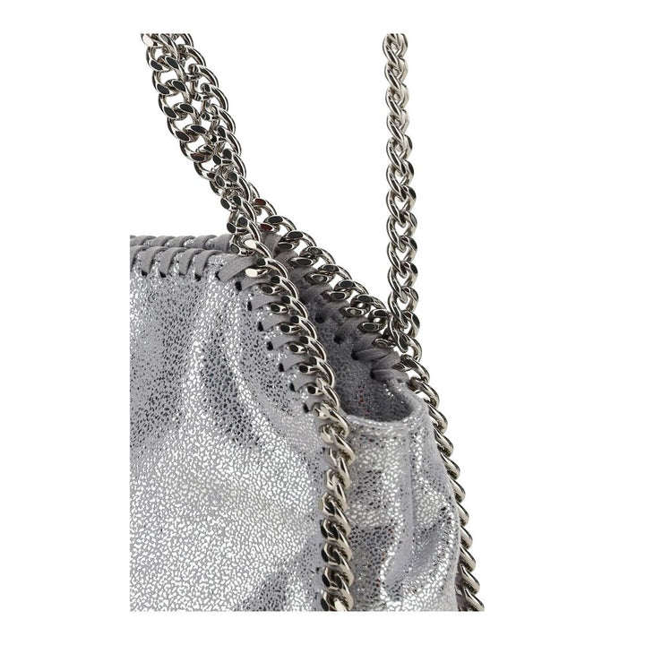 Stella McCartney Silver Polyester Shoulder Bag by Stella McCartney outlet now on sale