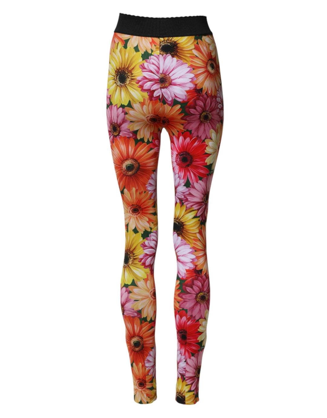 Dolce &amp; Gabbana Sample Sale Dolce &amp; Gabbana Multicolor Floral Leggings StretchWaist Pants - | Designer outlet