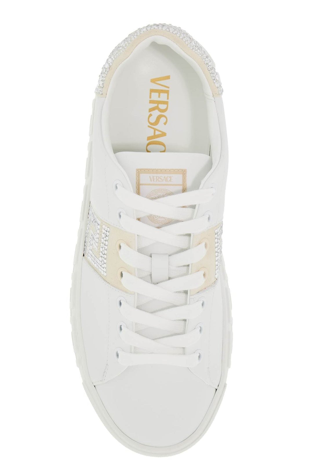 Versace 'greca Crystal Sneakers