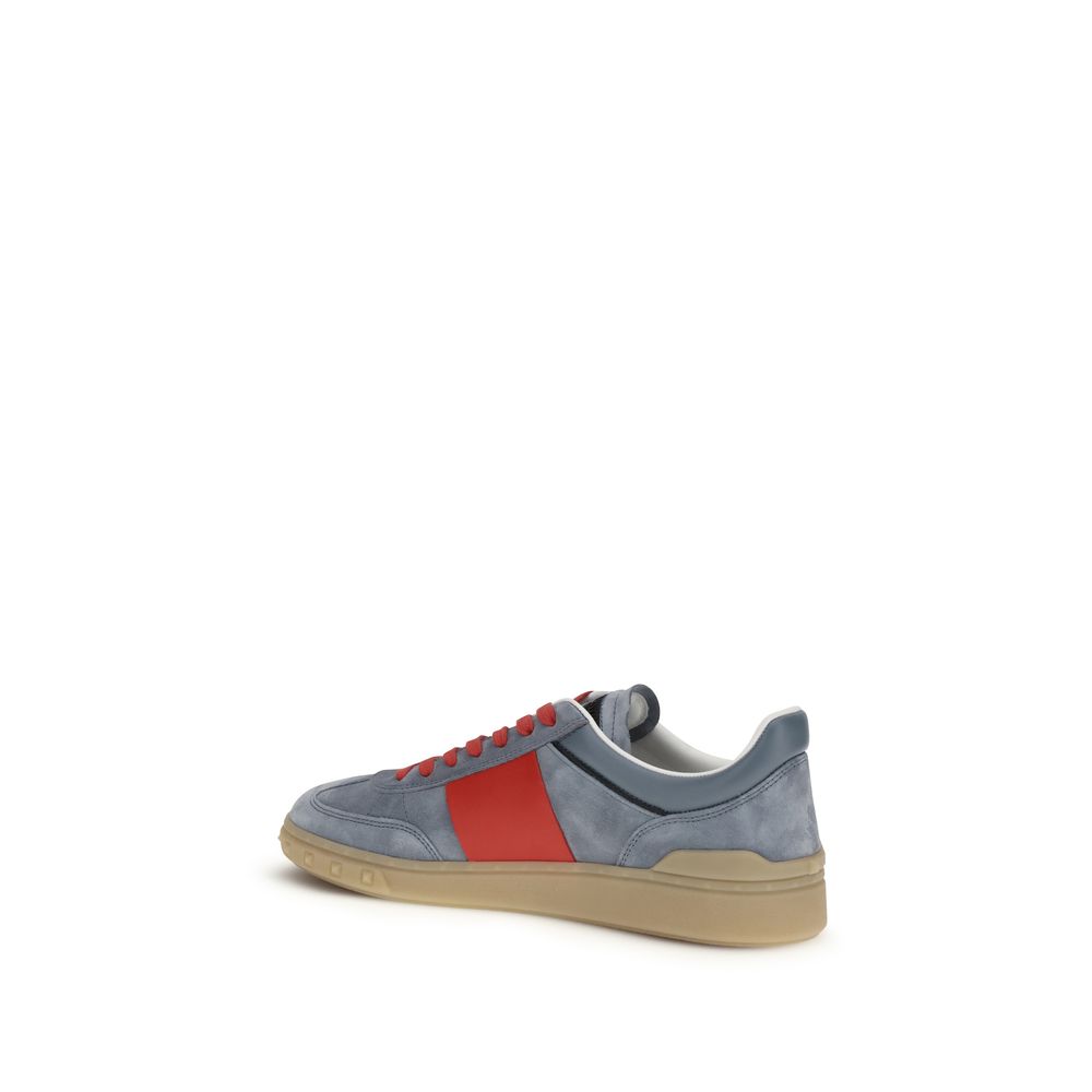 Valentino Garavani Multicolor Calf Leather Bos Taurus Low Top Sneakers by Valentino Garavani outlet now on sale