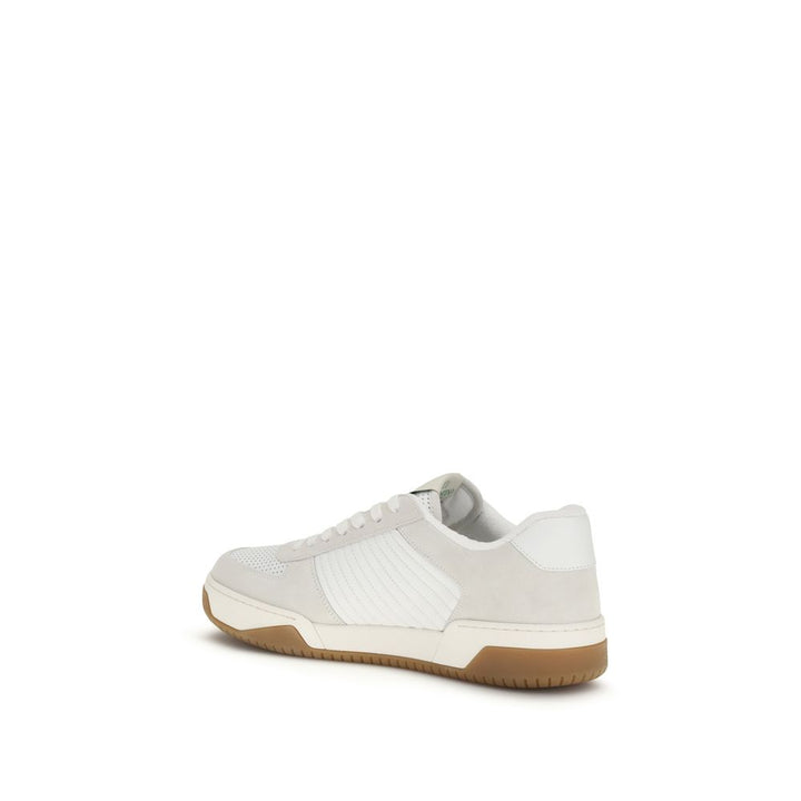 Valentino Garavani White Calf Leather Bos Taurus Athletic Sneakers by Valentino Garavani outlet now on sale