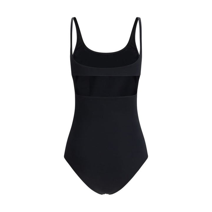 Courrèges Black Elastane One-Piece Swimsuit by Courrèges outlet now on sale