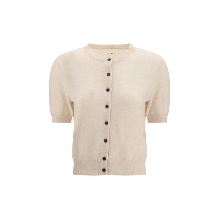 Lisa Yang Cream Cashmere Cardigan by Lisa Yang outlet now on sale