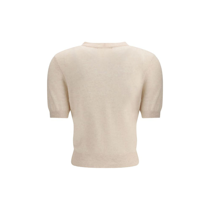 Lisa Yang Cream Cashmere Cardigan by Lisa Yang outlet now on sale
