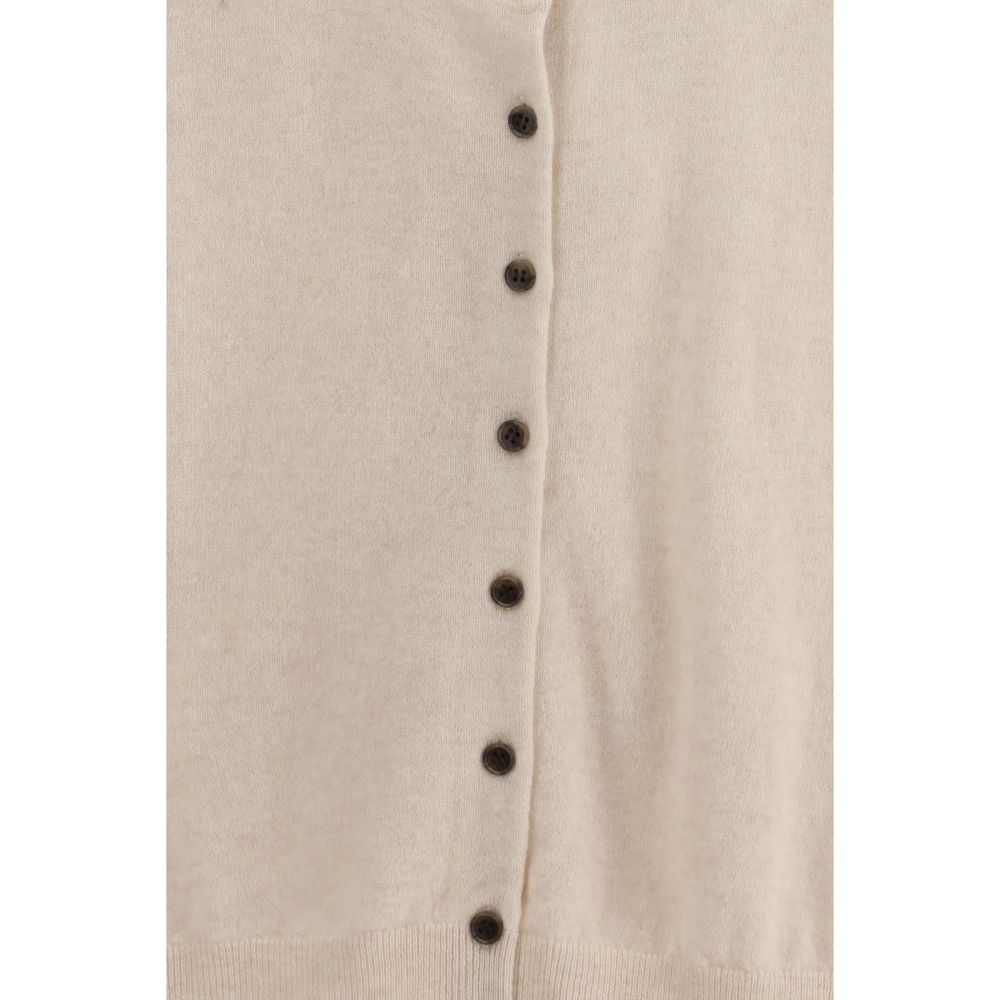 Lisa Yang Cream Cashmere Cardigan by Lisa Yang outlet now on sale