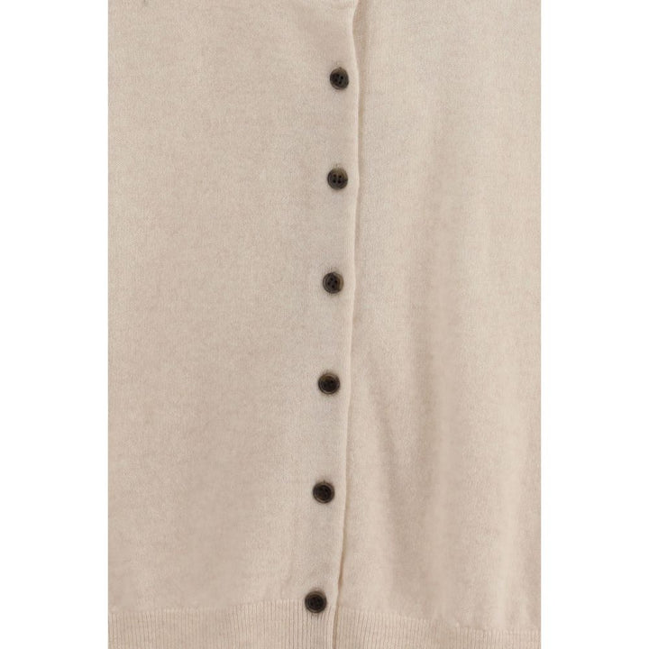 Lisa Yang Cream Cashmere Cardigan by Lisa Yang outlet now on sale