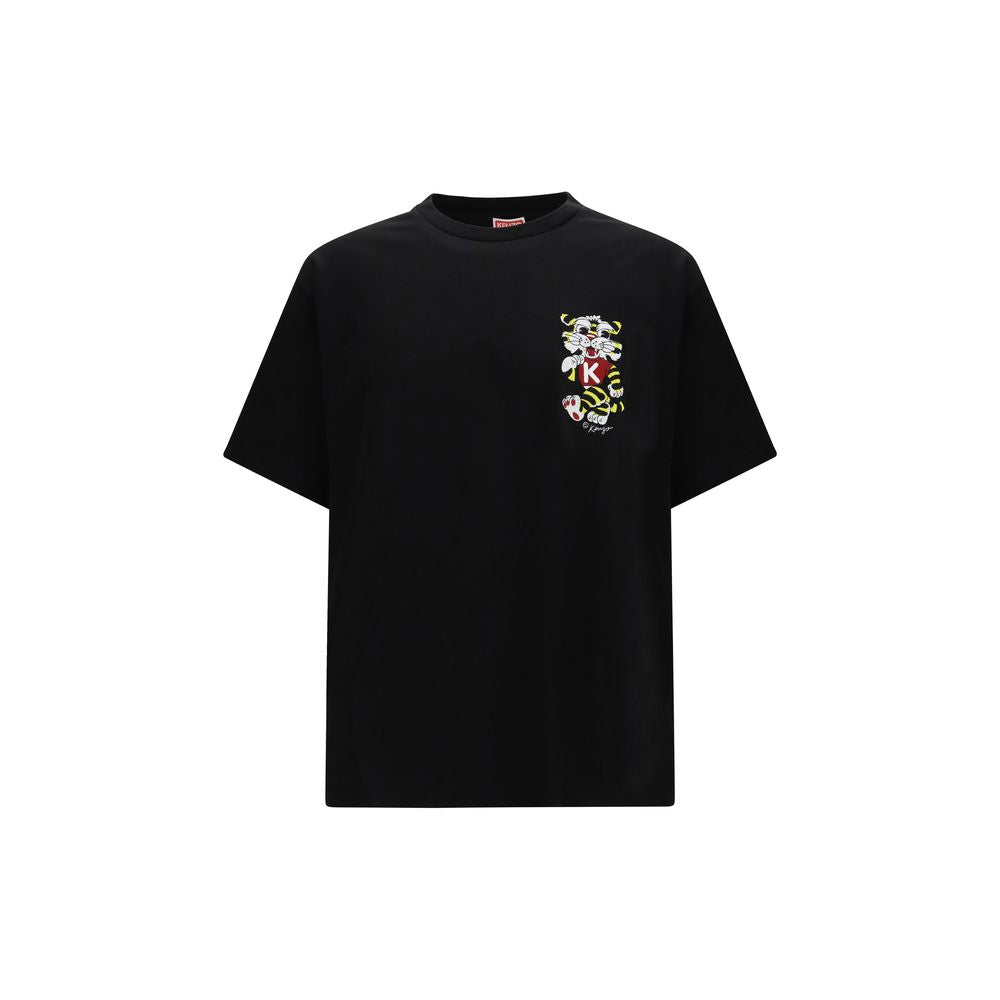 Kenzo Black Cotton T-Shirt by Kenzo outlet now on sale