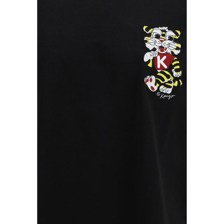 Kenzo Black Cotton T-Shirt by Kenzo outlet now on sale