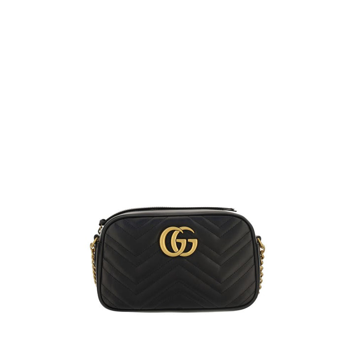 Gucci Black Calf Leather Bos Taurus Shoulder Bag by Gucci outlet now on sale