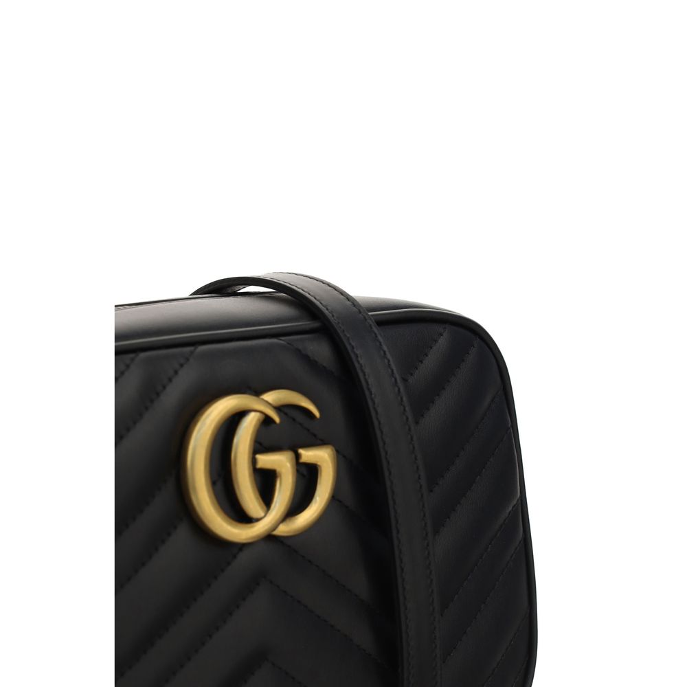 Gucci Black Calf Leather Bos Taurus Shoulder Bag by Gucci outlet now on sale
