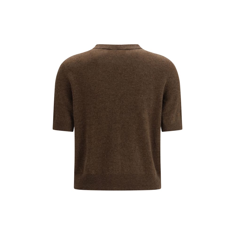 Lisa Yang Brown Cashmere Cardigan by Lisa Yang outlet now on sale