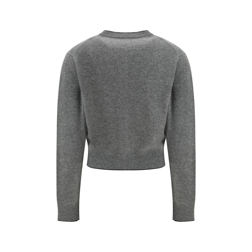 Chloé Gray Wool Cardigan by Chloé outlet now on sale