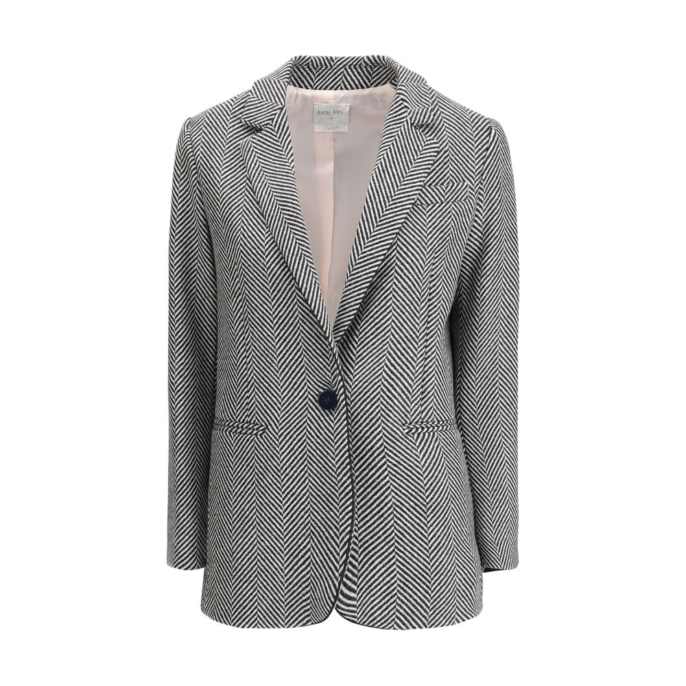 Forte_Forte Multicolor Fleece Wool Coat by Forte_Forte outlet now on sale