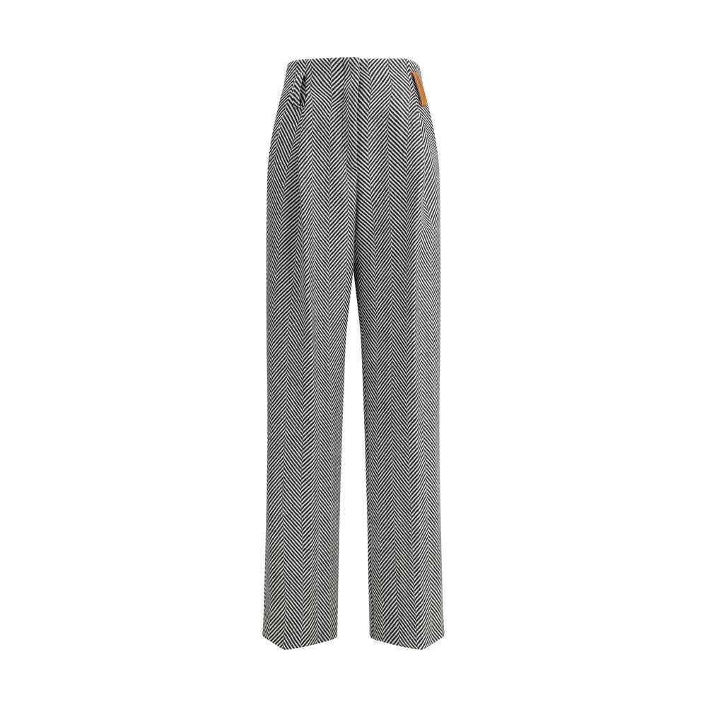 Forte_Forte Multicolor Fleece Wool Casual Pants by Forte_Forte outlet now on sale