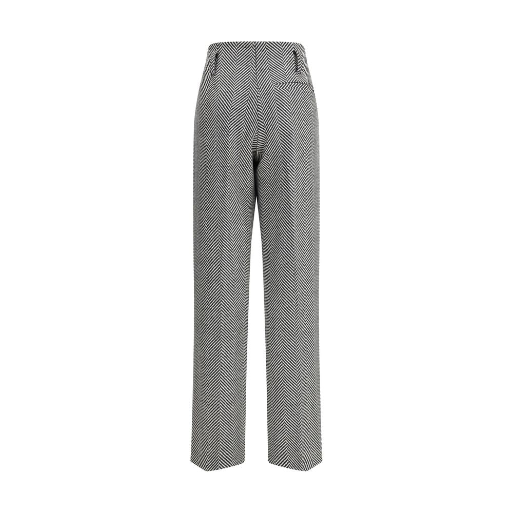 Forte_Forte Multicolor Fleece Wool Casual Pants by Forte_Forte outlet now on sale