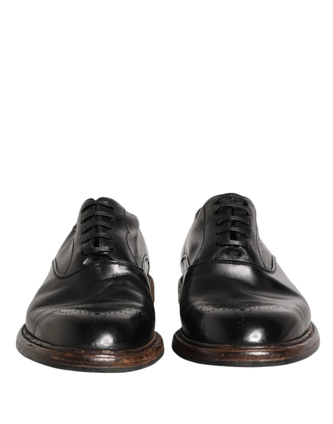 Dolce &amp; Gabbana Sample Sale Dolce &amp; Gabbana Black Calfskin Leather Oxford Dress Shoes - | Designer outlet