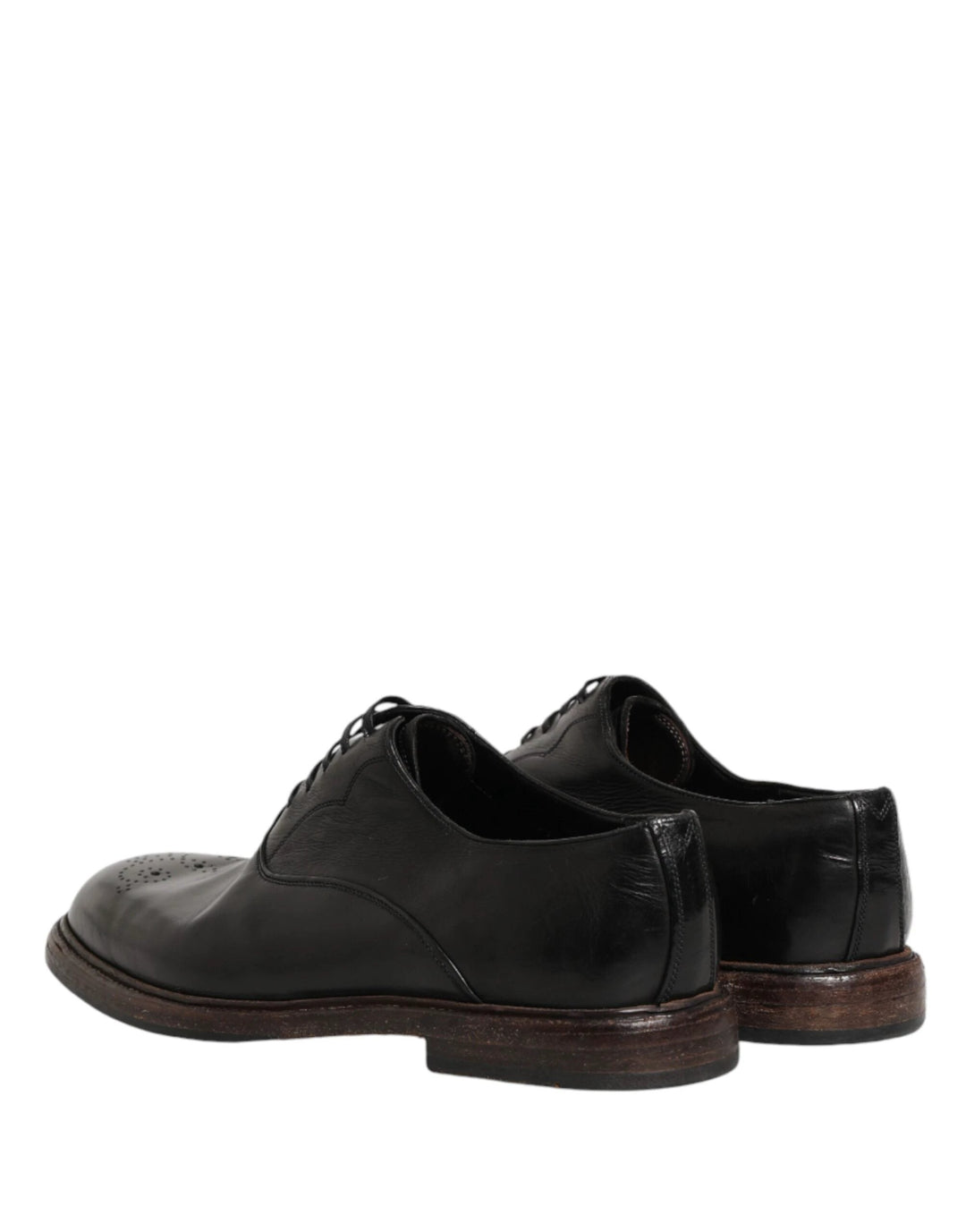 Dolce &amp; Gabbana Sample Sale Dolce &amp; Gabbana Black Calfskin Leather Oxford Dress Shoes - | Designer outlet