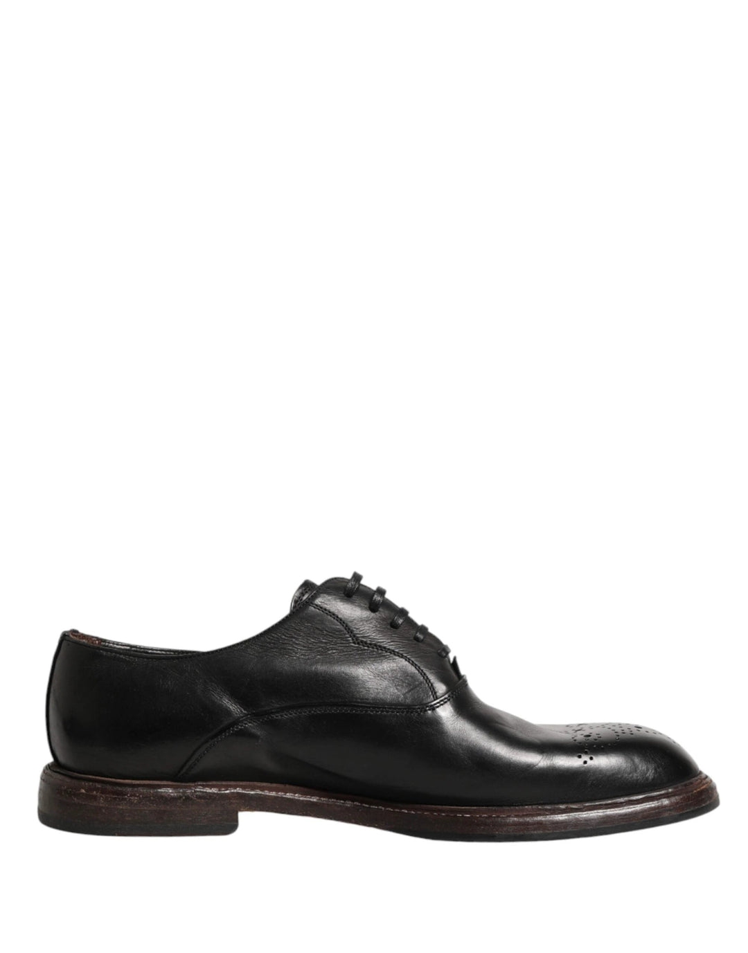Dolce &amp; Gabbana Sample Sale Dolce &amp; Gabbana Black Calfskin Leather Oxford Dress Shoes - | Designer outlet