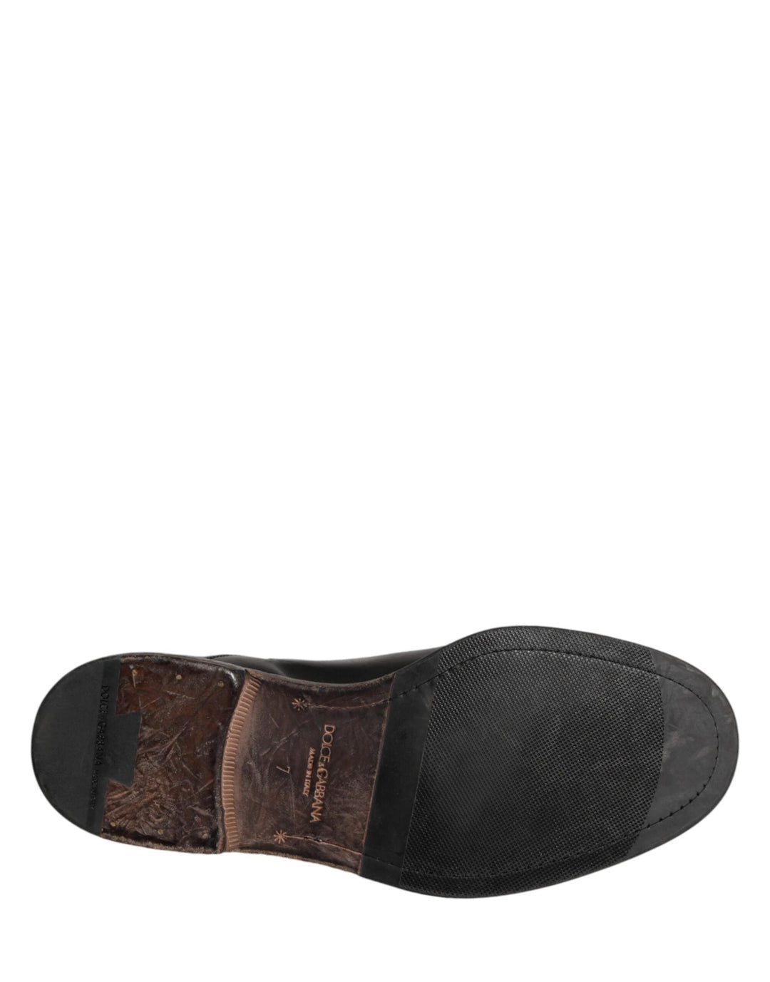 Dolce &amp; Gabbana Sample Sale Dolce &amp; Gabbana Black Calfskin Leather Oxford Dress Shoes - | Designer outlet