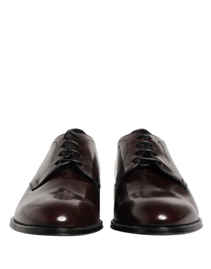 Dolce &amp; Gabbana Sample Sale Dolce &amp; Gabbana Black Lace Up Leather Dress Derby Men Shoes - | Designer outlet