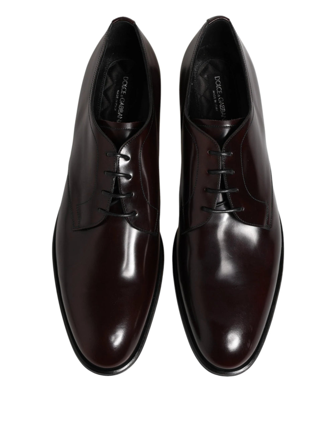 Dolce &amp; Gabbana Sample Sale Dolce &amp; Gabbana Black Lace Up Leather Dress Derby Men Shoes - | Designer outlet