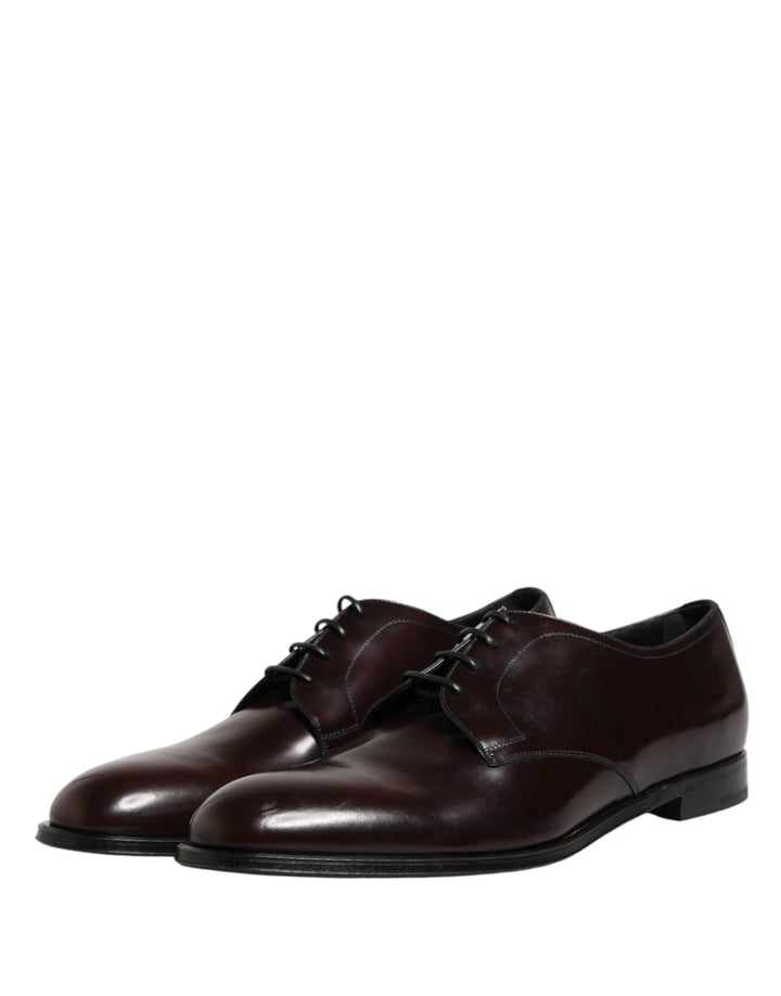 Dolce &amp; Gabbana Sample Sale Dolce &amp; Gabbana Black Lace Up Leather Dress Derby Men Shoes - | Designer outlet