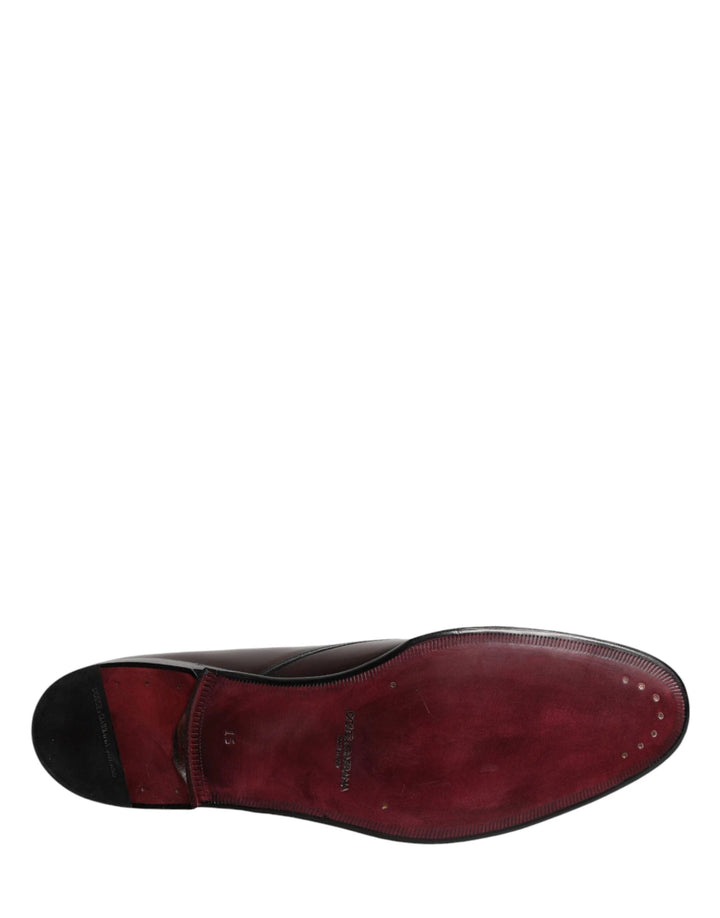 Dolce &amp; Gabbana Sample Sale Dolce &amp; Gabbana Black Lace Up Leather Dress Derby Men Shoes - | Designer outlet