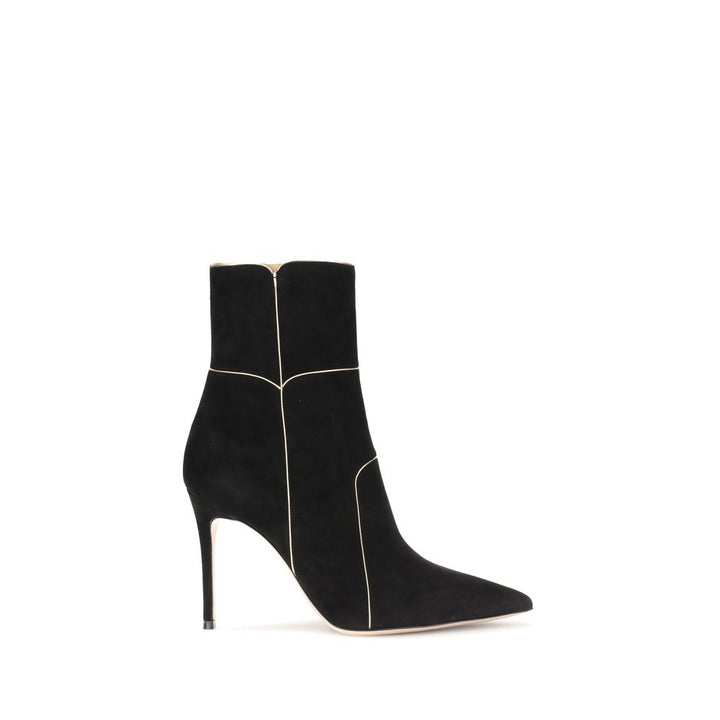 Gianvito Rossi Black Leather Ankle Boots by Gianvito Rossi outlet now on sale