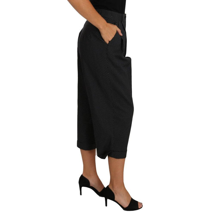 Dolce & Gabbana Black Cotton Pants by Dolce & Gabbana outlet now on sale