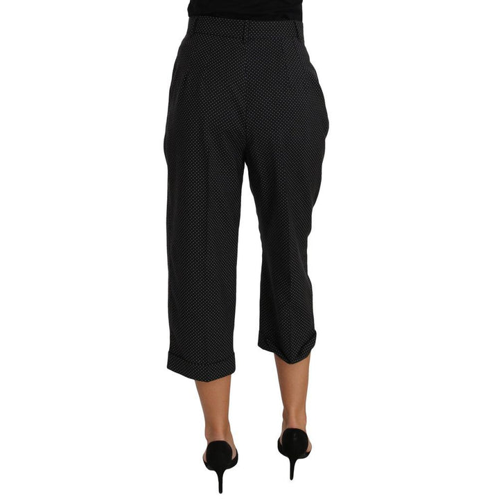Dolce & Gabbana Black Cotton Pants by Dolce & Gabbana outlet now on sale