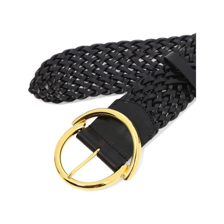 Etro Black Leather Regular Belt by Etro outlet now on sale