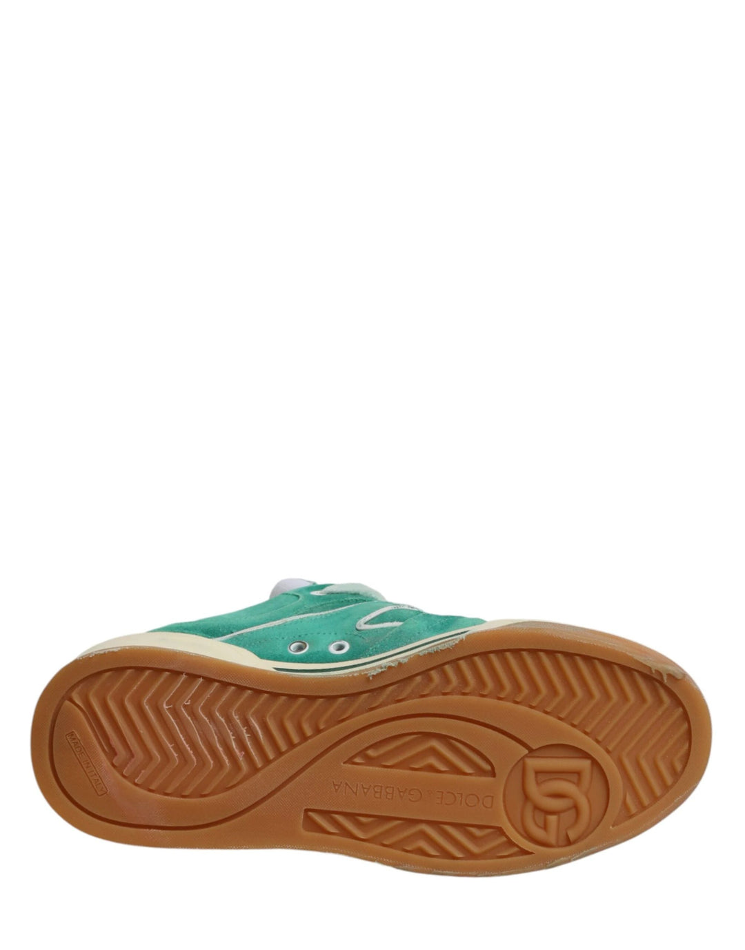 Dolce &amp; Gabbana Sample Sale Dolce &amp; Gabbana Green Suede New Roma Low Top Sneakers Shoes - | Designer outlet