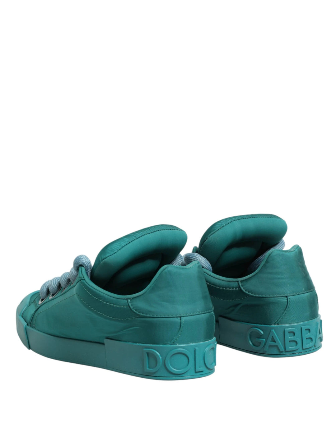 Dolce &amp; Gabbana Sample Sale Dolce &amp; Gabbana Teal Portofino Men Low Top Sneakers Shoes - | Designer outlet