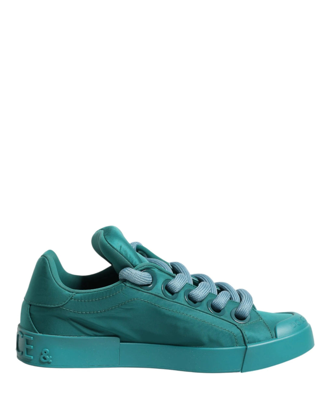 Dolce &amp; Gabbana Sample Sale Dolce &amp; Gabbana Teal Portofino Men Low Top Sneakers Shoes - | Designer outlet