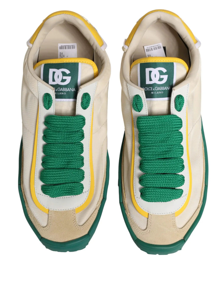 Dolce &amp; Gabbana Sample Sale | Dolce &amp; Gabbana Multicolor Old Runner Lace Up Sneakers Shoes - | Designer outlet