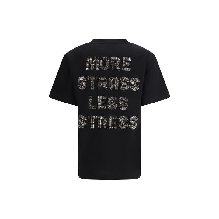 PINKO Black Cotton T-Shirt by PINKO outlet now on sale