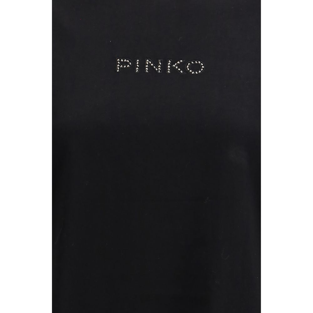 PINKO Black Cotton T-Shirt by PINKO outlet now on sale