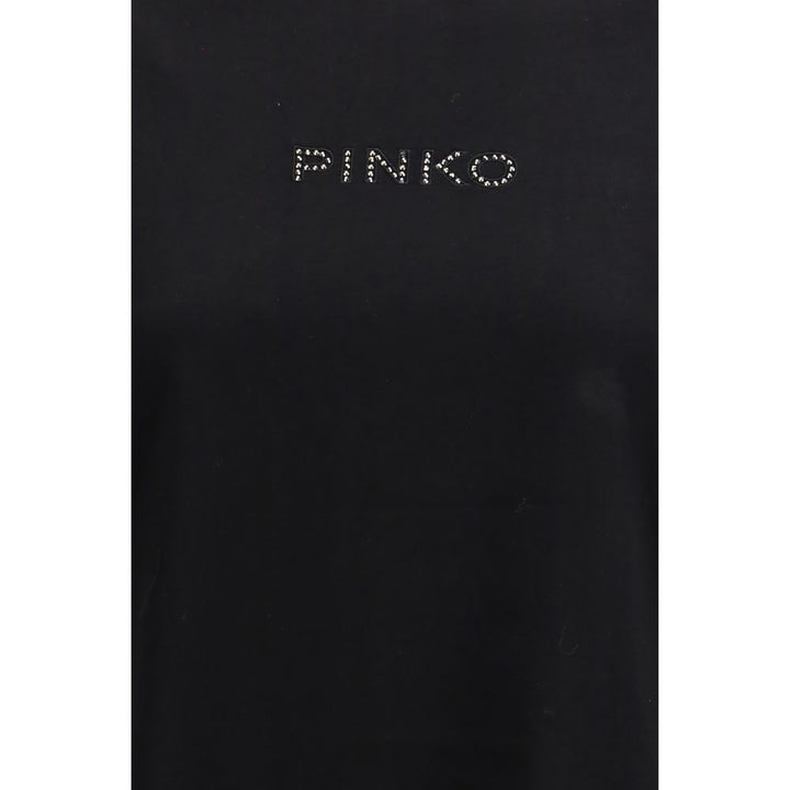 PINKO Black Cotton T-Shirt by PINKO outlet now on sale