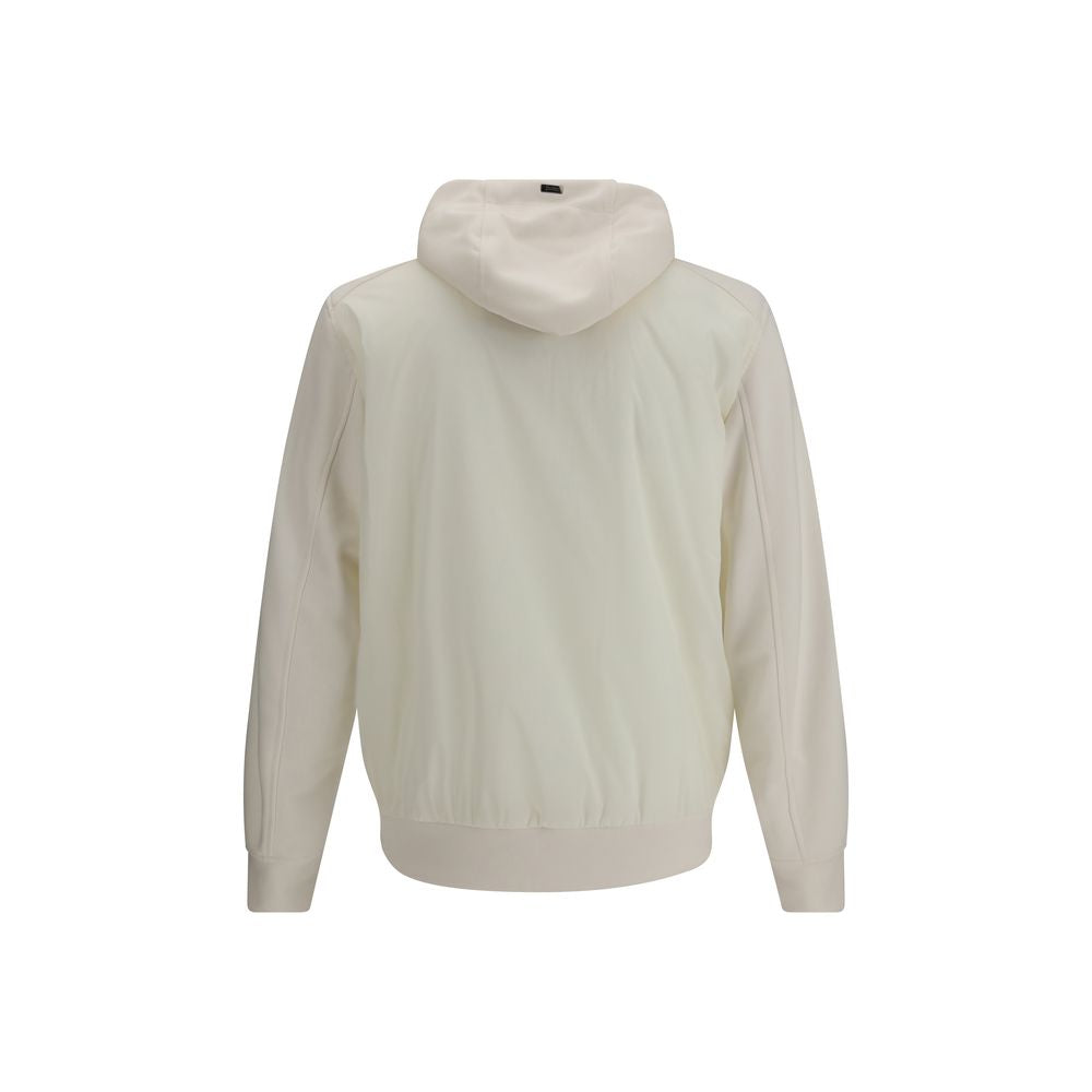 Herno White Polyamide Shell Jacket by Herno outlet now on sale