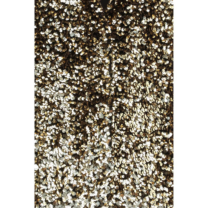 Ella Gold Polyester Bomber by Ella outlet now on sale