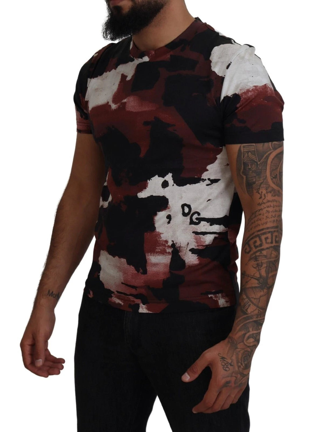Dolce &amp; Gabbana Sample Sale Dolce &amp; Gabbana Multicolor Tie Dye Cotton Crew Neck T-shirt - | Designer outlet