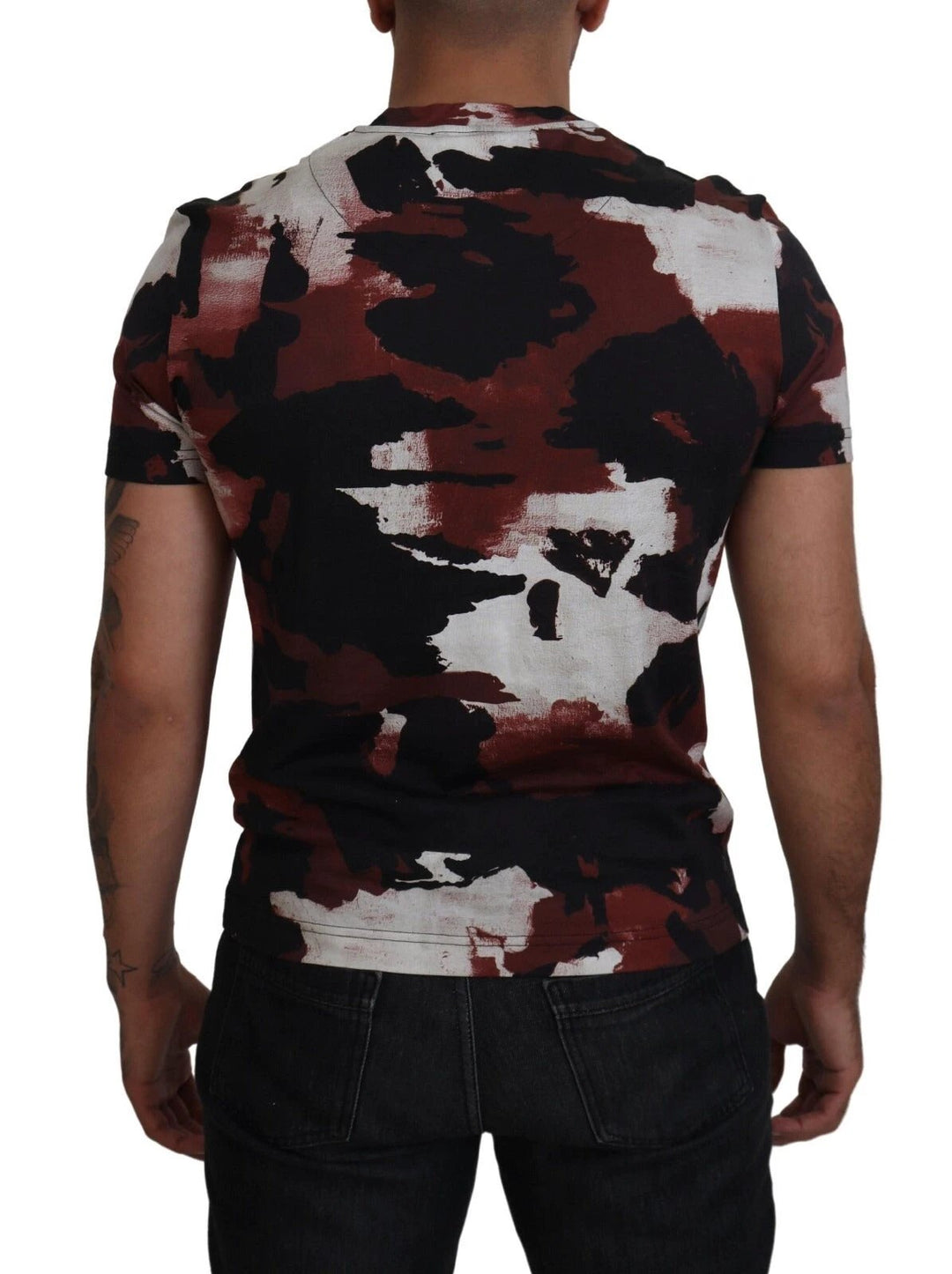 Dolce &amp; Gabbana Sample Sale Dolce &amp; Gabbana Multicolor Tie Dye Cotton Crew Neck T-shirt - | Designer outlet