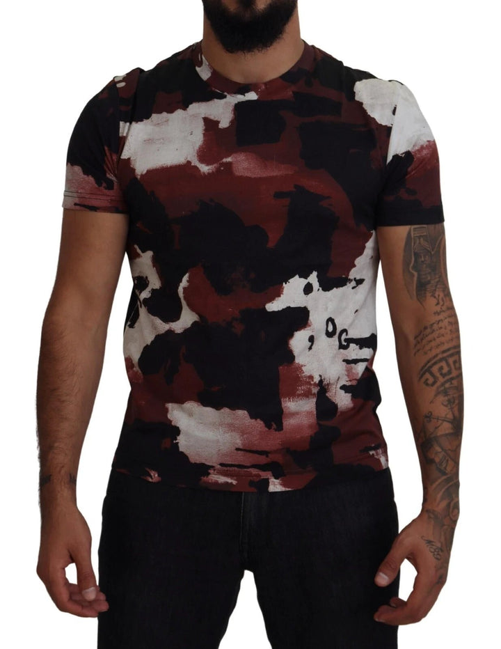 Dolce &amp; Gabbana Sample Sale Dolce &amp; Gabbana Multicolor Tie Dye Cotton Crew Neck T-shirt - | Designer outlet