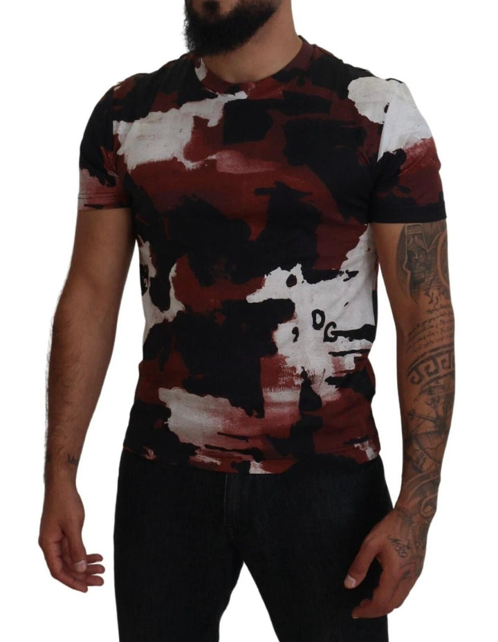 Dolce &amp; Gabbana Sample Sale Dolce &amp; Gabbana Multicolor Tie Dye Cotton Crew Neck T-shirt - | Designer outlet