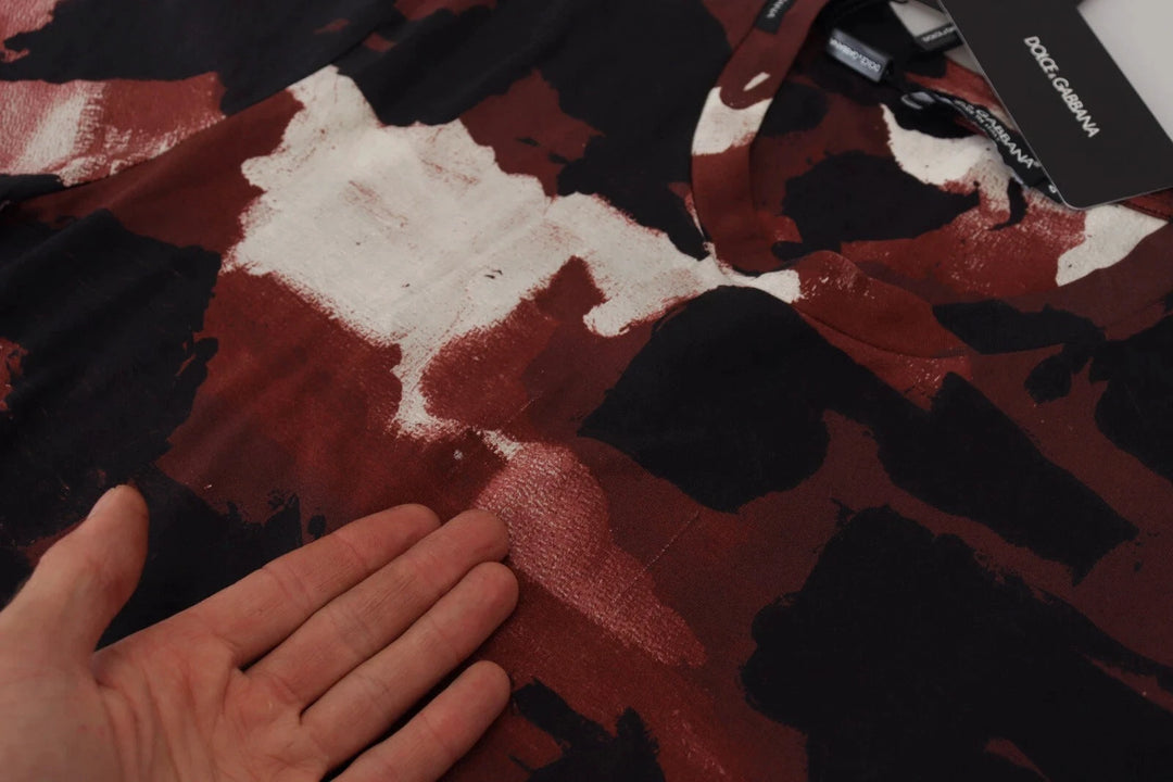 Dolce &amp; Gabbana Sample Sale Dolce &amp; Gabbana Multicolor Tie Dye Cotton Crew Neck T-shirt - | Designer outlet