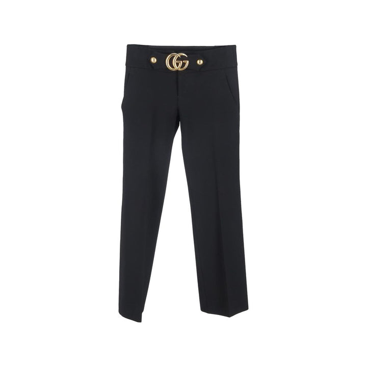 Gucci Black Viscose Dress Pants by Gucci outlet now on sale